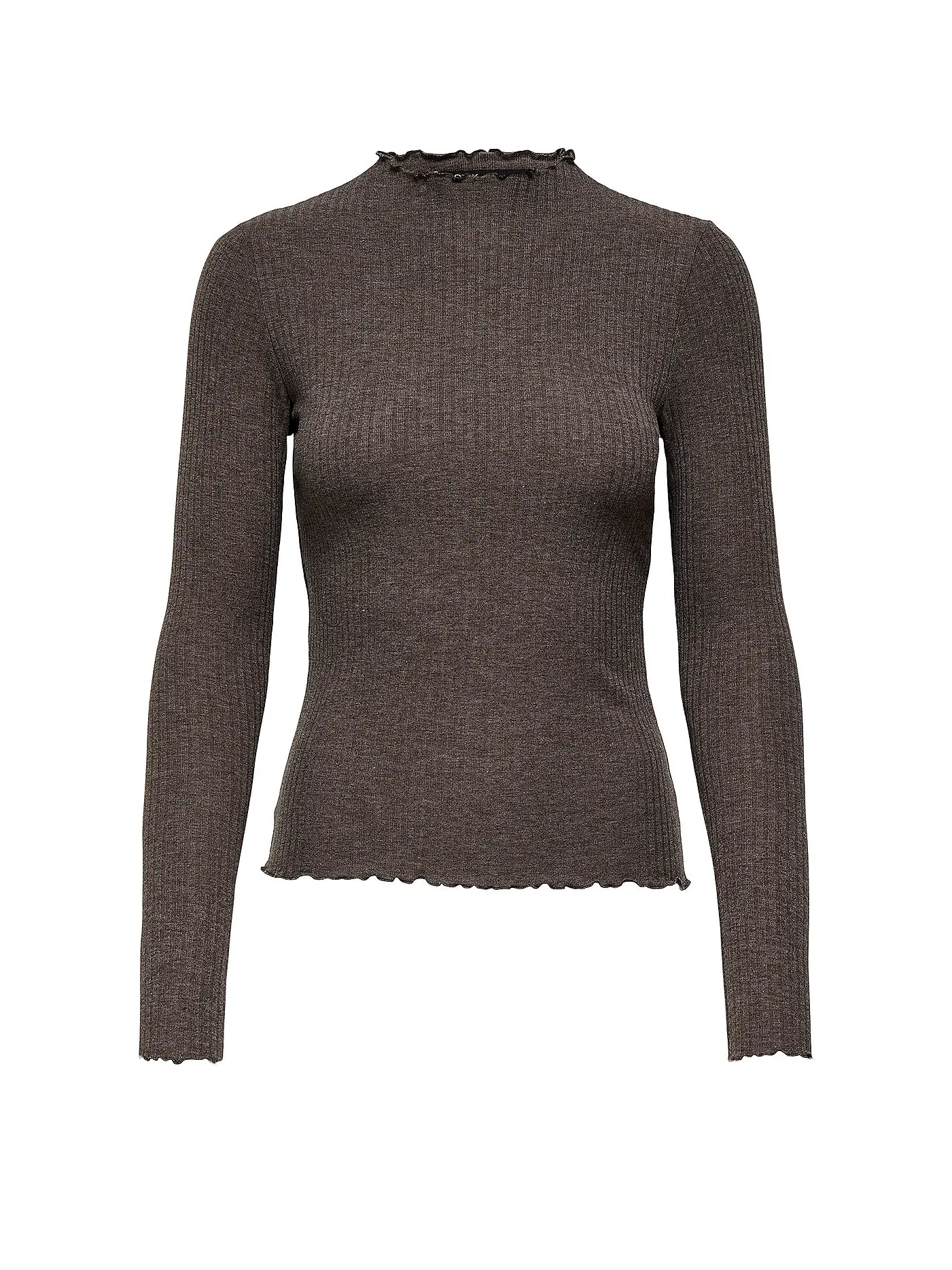 ONLY | Langarmshirt ONLEMMA | braun